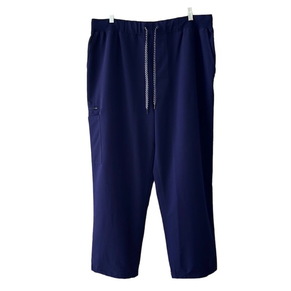 Jaanuu Men's Solution 6-Pocket Scrub Pants  in Navy‎ Blue Size 2X/XXL - Picture 14 of 14
